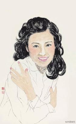 朱军 朱军画展 朱军画作 朱军画女主持