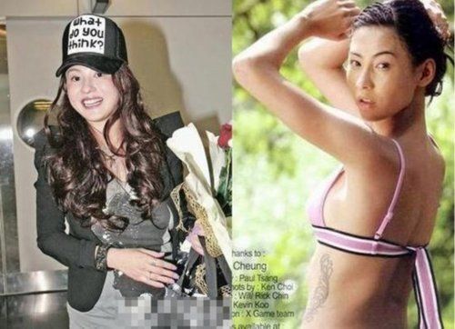 梁洛施赵薇 孕后爆肥的女星
