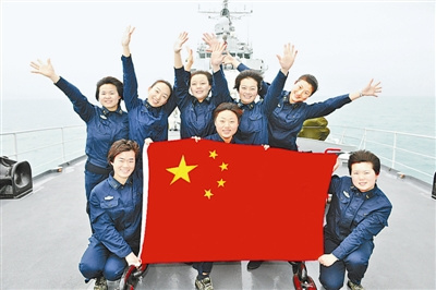 中国海军 中国海军首批战斗女舰员