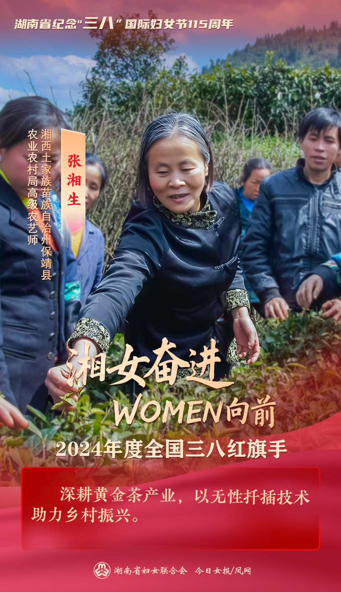 【全国三八红旗手⑭】张湘生：攻克无性繁殖难题，“黄金茶之母”退休不褪色
